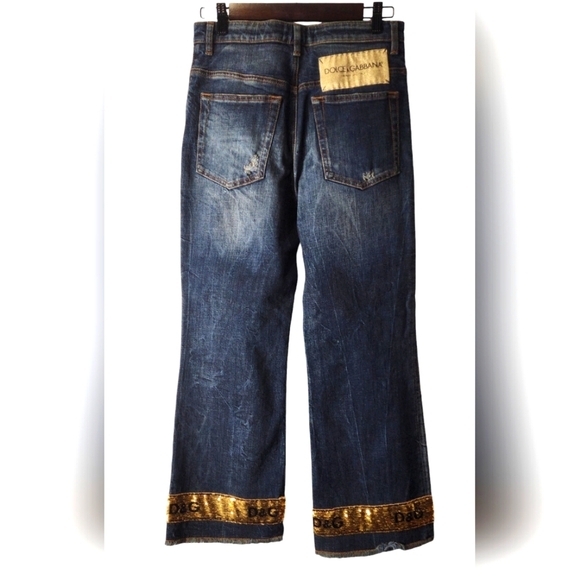 NWT Dolce & Gabbana Denim Jeans with Bling design 💥 - Picture 2 of 9